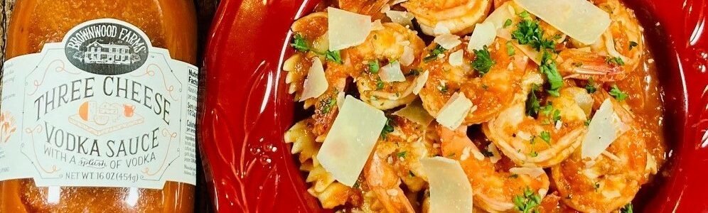 Shrimp with Vodka Sauce