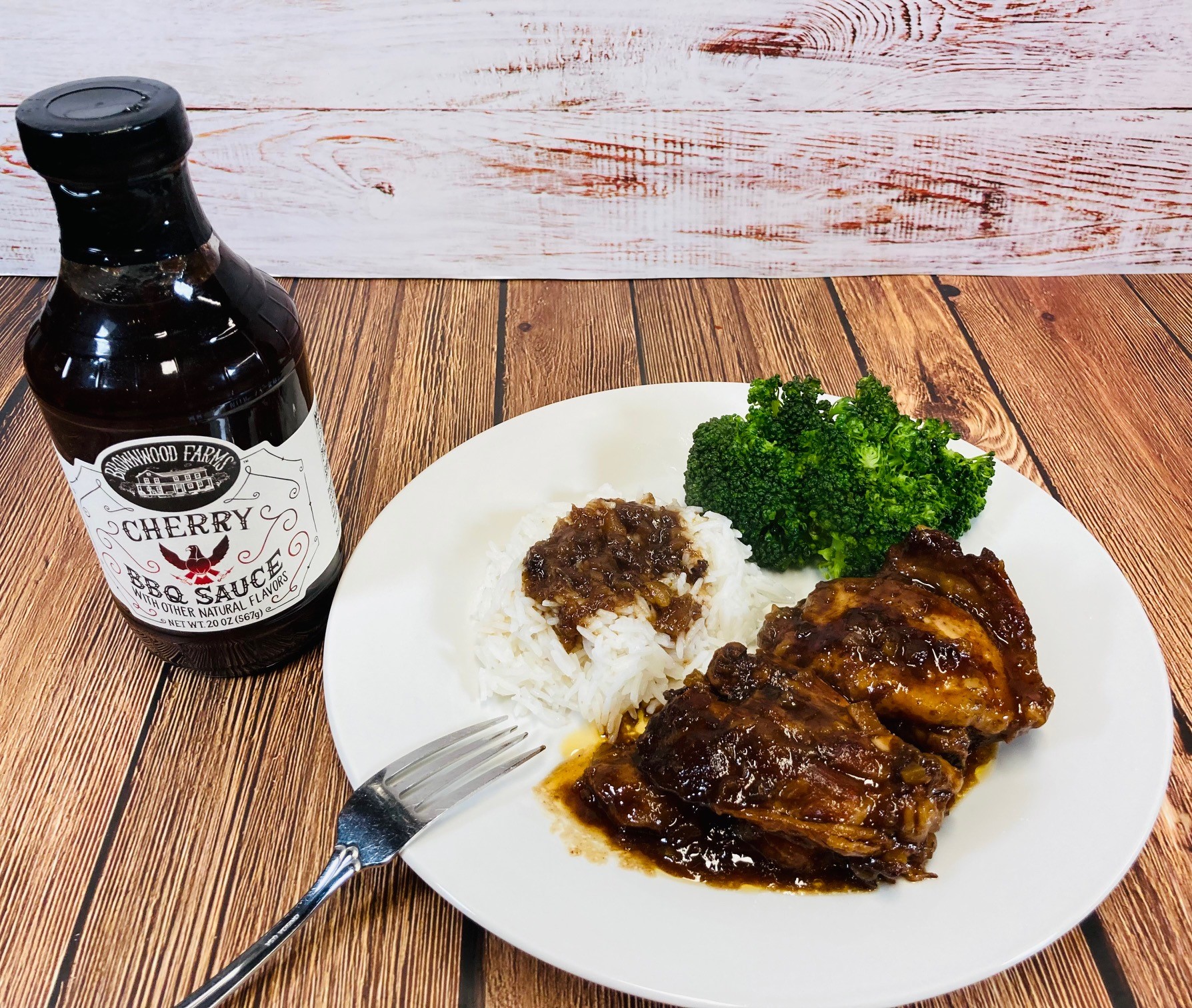 Crockpot Hawaiian Chicken Thighs with Cherry BBQ