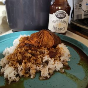 Pineapple Mango BBQ Sauce with Chicken recipe